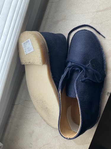 Clarks desert boot blue - boot,