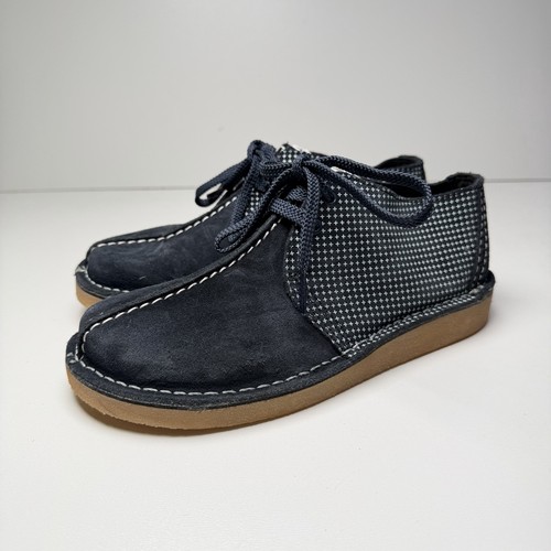 Clarks desert trek navy blue - desert,