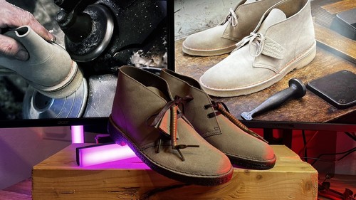 Clarks desert boot wolf suede - desert,