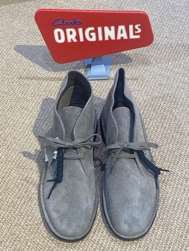 Clarks desert boot hellgrau - clarks,