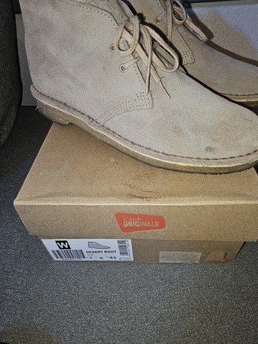 Clarks desert boot sand - boot, gr.